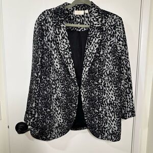 Belle by Kim Gravel Black and Gray Blazer Timeless Style